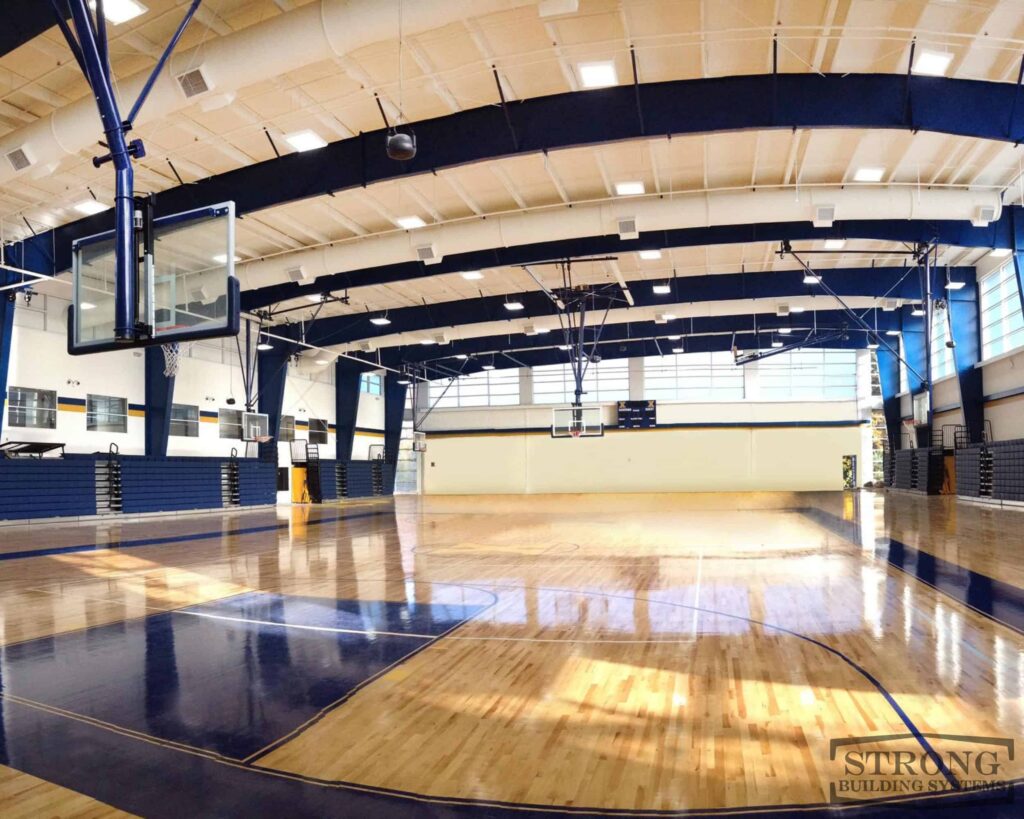 indoor basketball arena